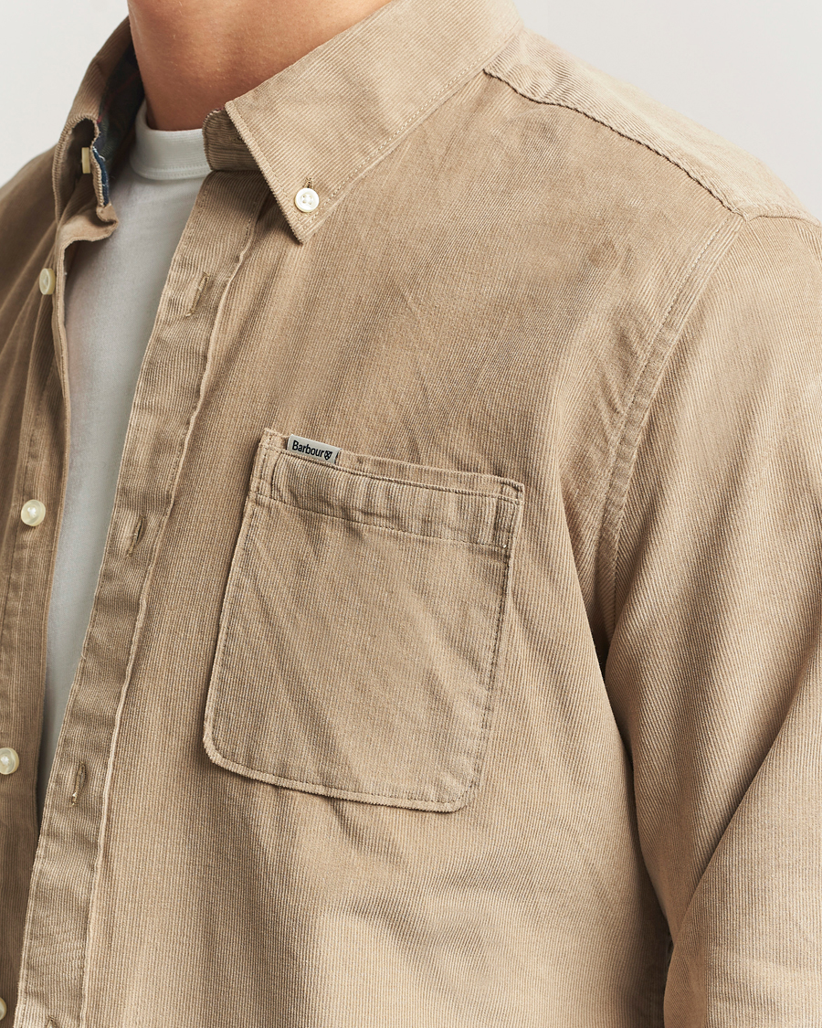 Mies | Kauluspaidat | Barbour Lifestyle | Ramsey Corduroy Shirt Washed Stone