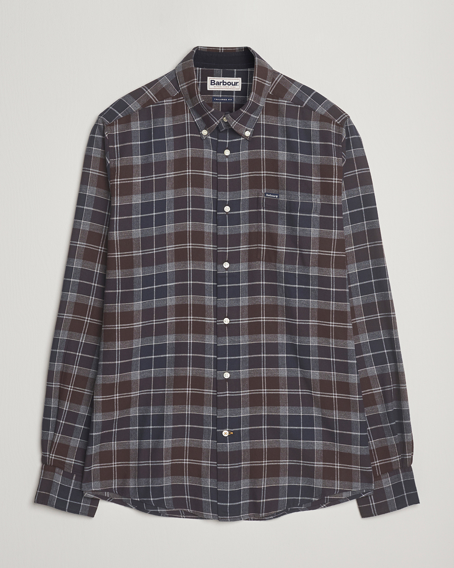 Mies | Kauluspaidat | Barbour Lifestyle | Flannel Check Shirt Midnight Oak