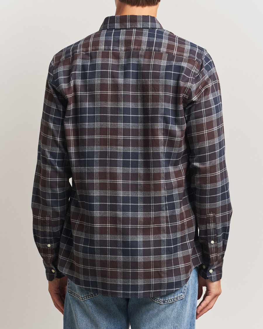 Mies | Kauluspaidat | Barbour Lifestyle | Flannel Check Shirt Midnight Oak