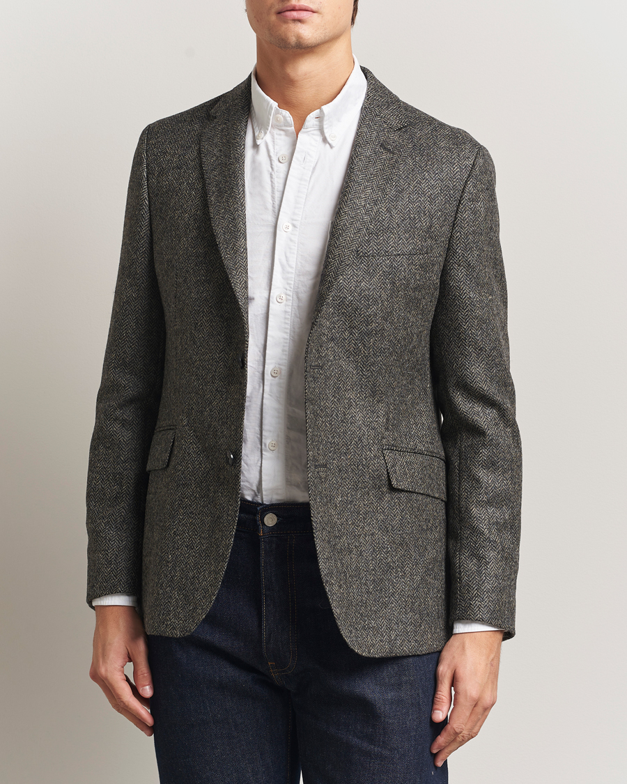 Mies | Pikkutakit | Barbour Lifestyle | Firth Moons Herringbone Blazer Grey