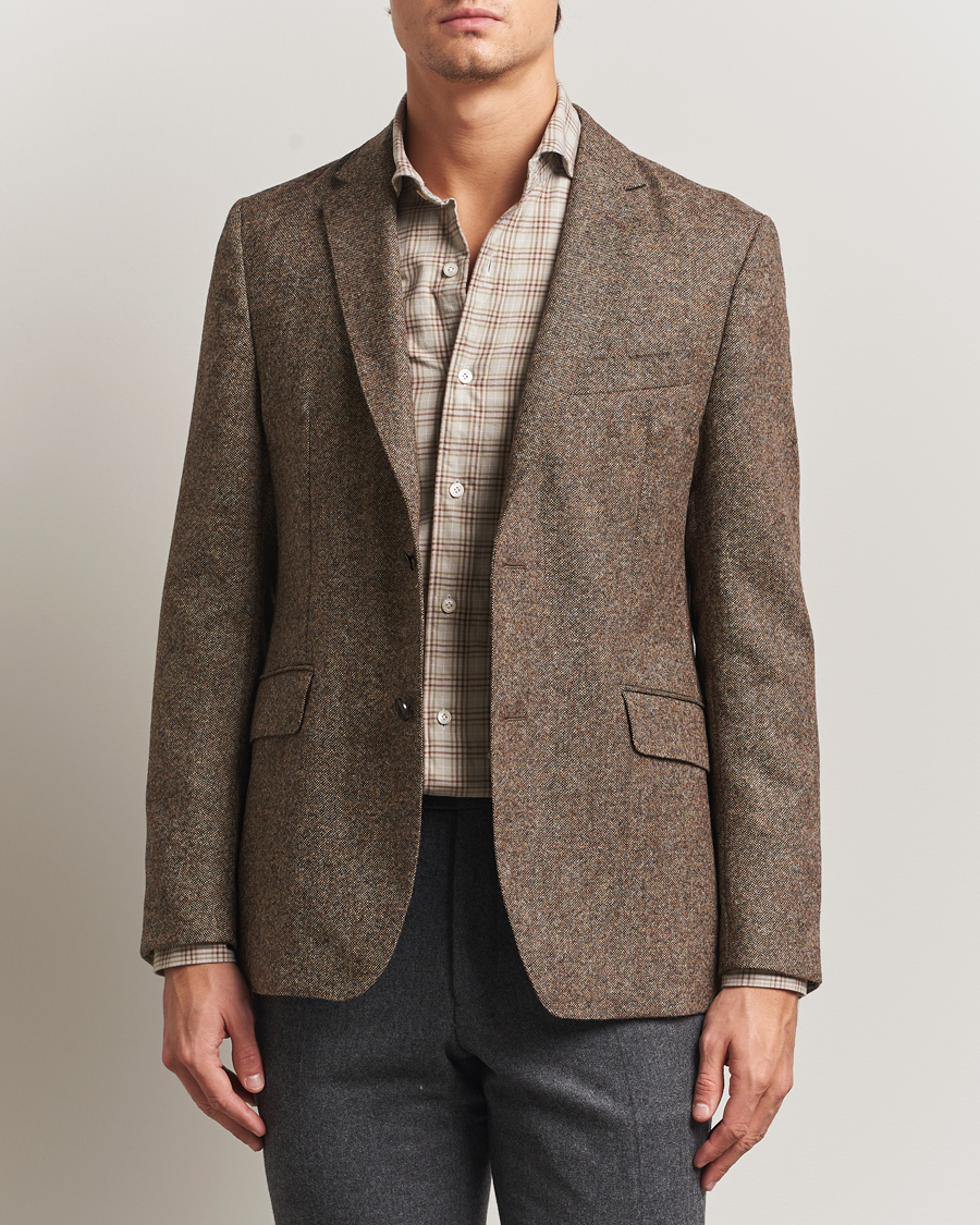 Mies | Pikkutakit | Barbour Lifestyle | Godfrey Moons Shetlands Blazer Brown