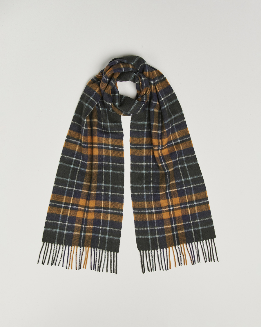 Mies | Barbour Lifestyle Lambswool/Cashmere New Check Tartan Forest/Bronze Brown | Barbour Lifestyle | Lambswool/Cashmere New Check Tartan Forest/Bronze Brown