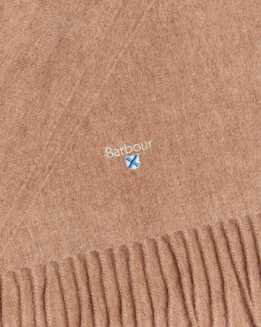 Mies | Kaulaliinat | Barbour Lifestyle | Plain Lambswool Scarf Light Brown