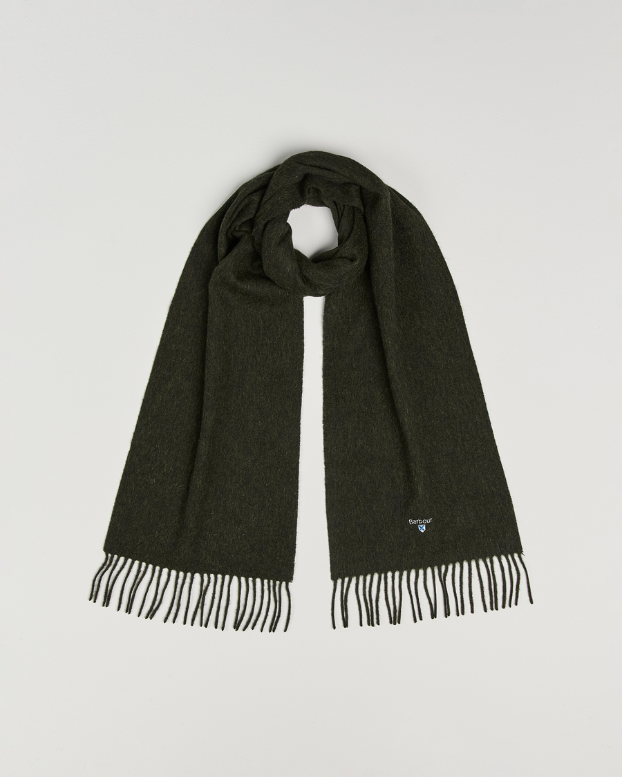 Mies | Kaulaliinat | Barbour Lifestyle | Plain Lambswool Scarf Seaweed