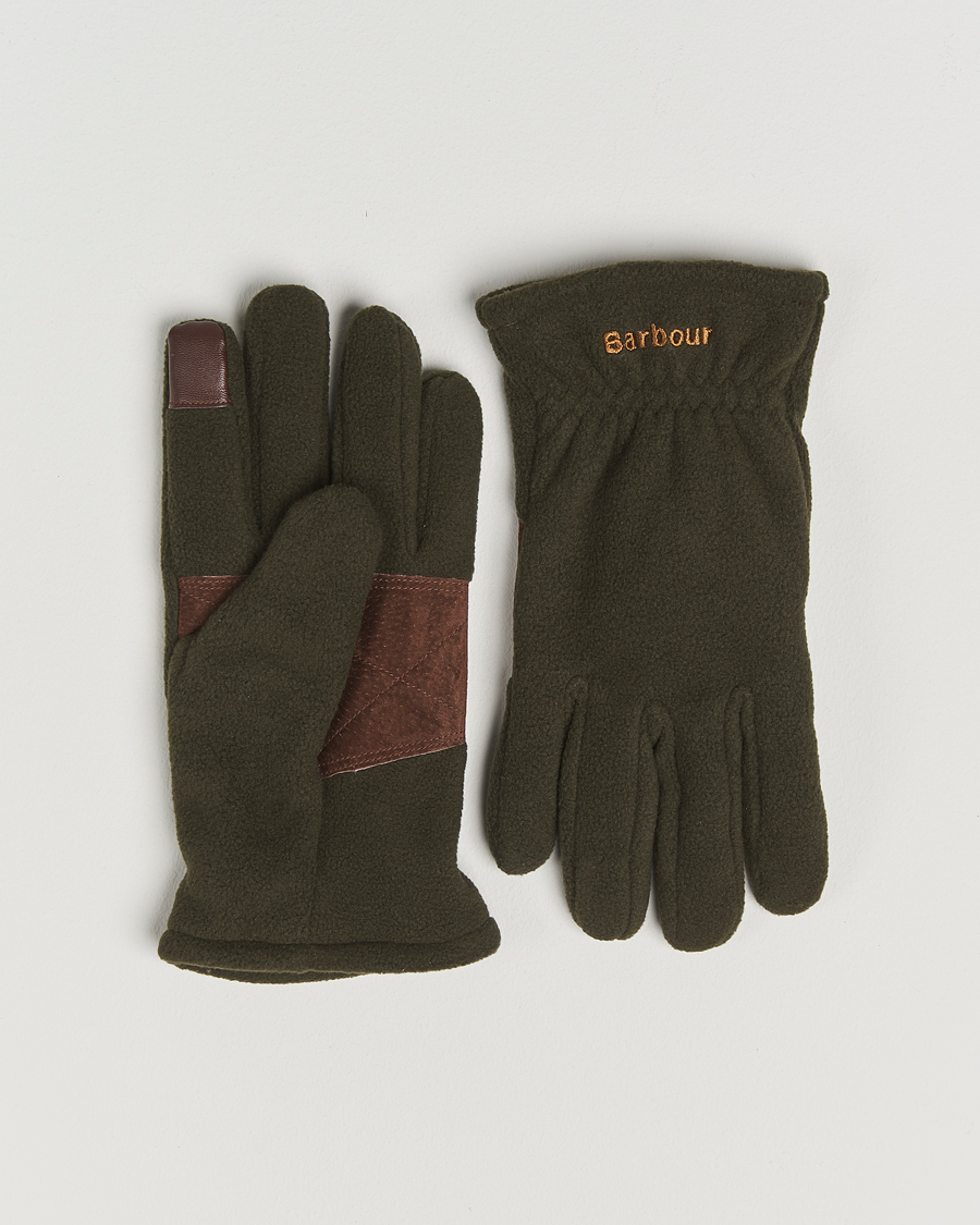 Mies | Barbour Lifestyle Coleford Fleece Gloves Olive | Barbour Lifestyle | Coleford Fleece Gloves Olive
