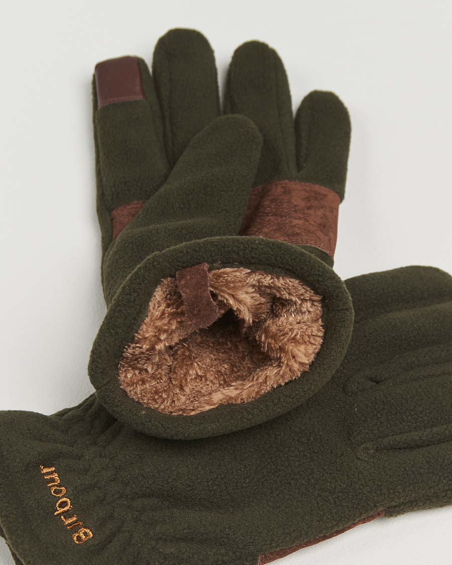 Mies | Barbour Lifestyle Coleford Fleece Gloves Olive | Barbour Lifestyle | Coleford Fleece Gloves Olive