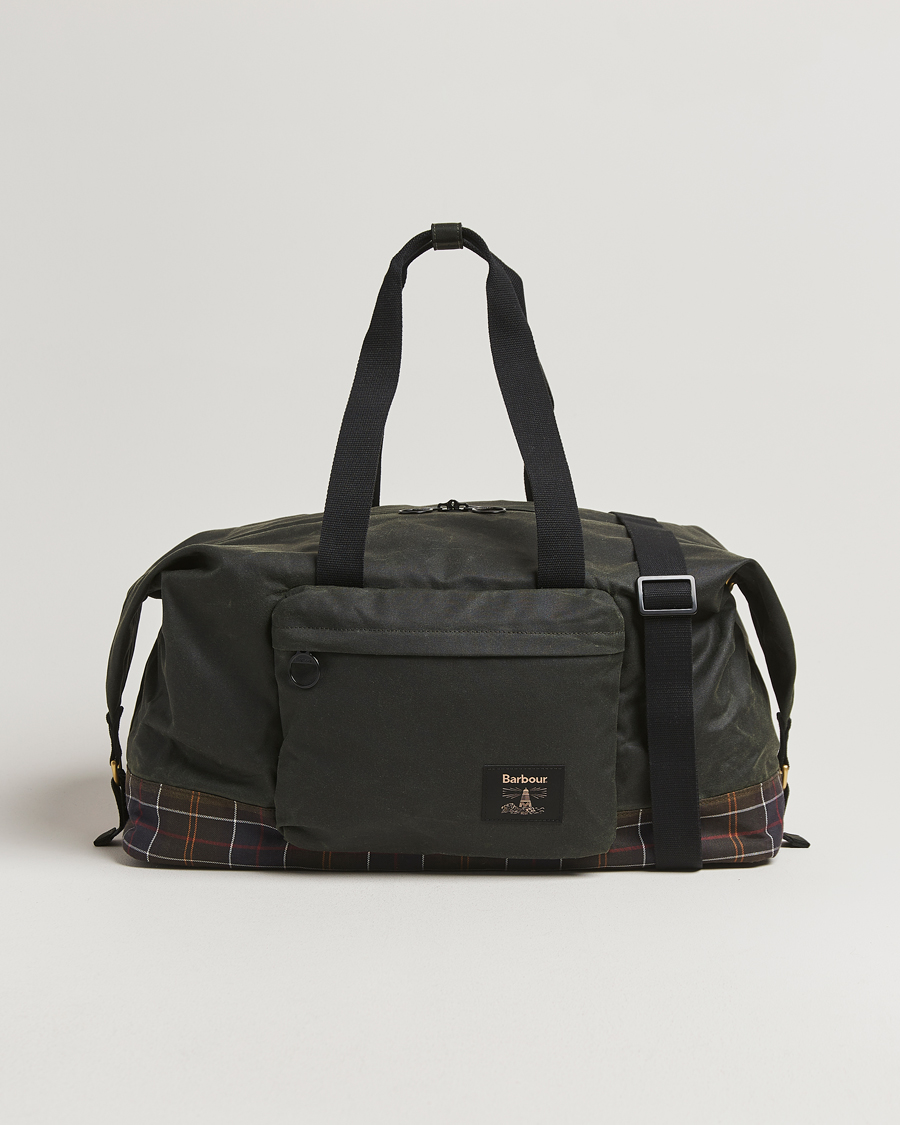 Mies | Barbour Lifestyle Field Wax Holdall Sage | Barbour Lifestyle | Field Wax Holdall Sage