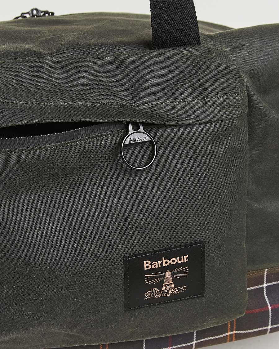 Mies | Barbour Lifestyle Field Wax Holdall Sage | Barbour Lifestyle | Field Wax Holdall Sage