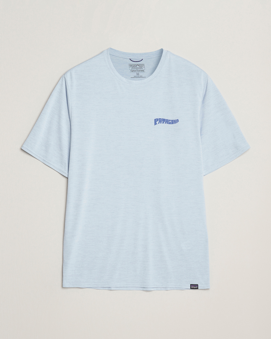 Mies | T-paidat | Patagonia | Cap Cool Daily Graphic T-Shirt Fleck Blue