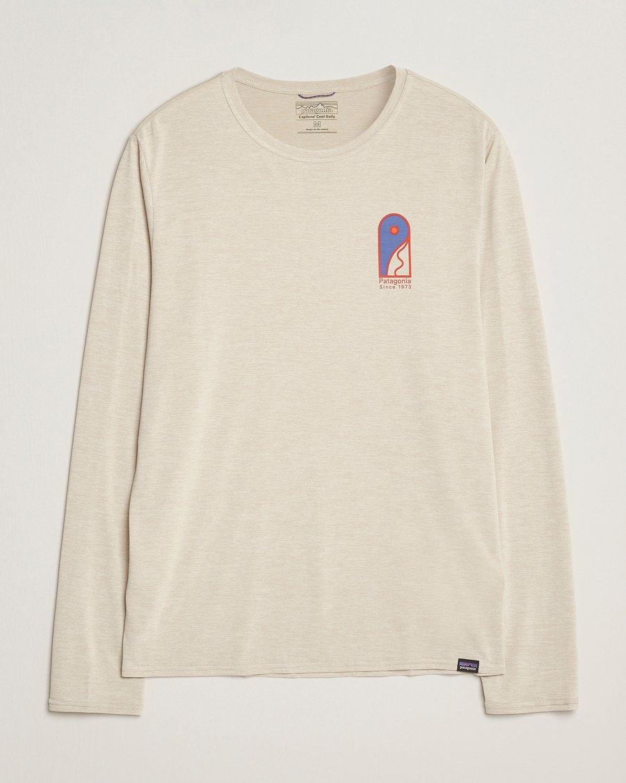 Mies | T-paidat | Patagonia | Cap Cool Daily Graphic Long Sleeve T-Shirt Pumice X-Dye