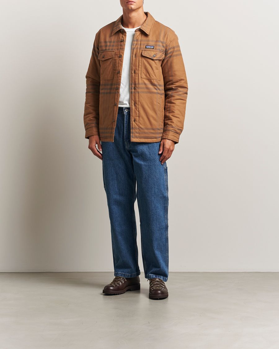 Mies | Kauluspaidat | Patagonia | Lightweigt Insulated Fjord Flannel Shirt Deer Brown