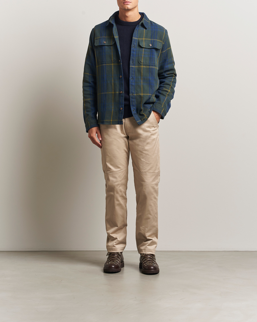 Mies | Kauluspaidat | Patagonia | Fjord Loft Shirt Old Growth Green