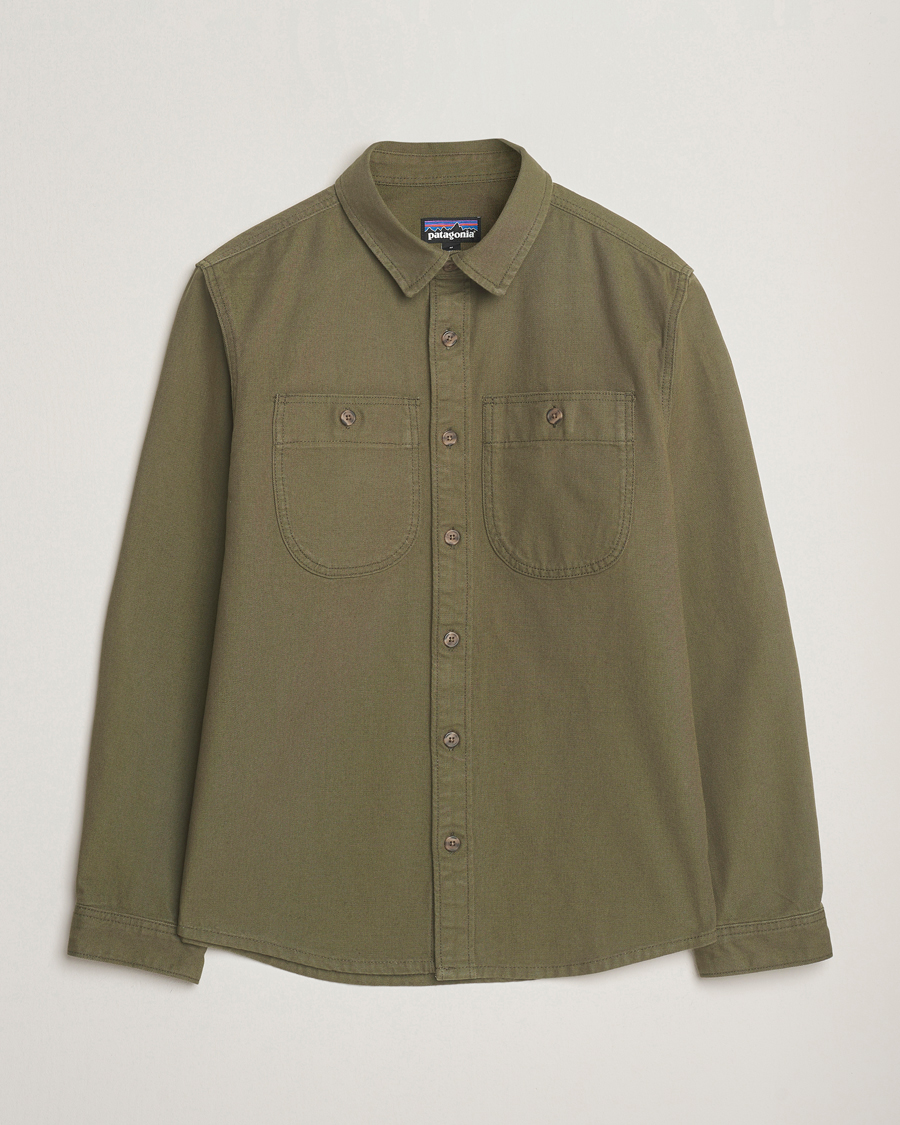Mies | Kauluspaidat | Patagonia | Point Reyes Canvas Shirt Basin Green
