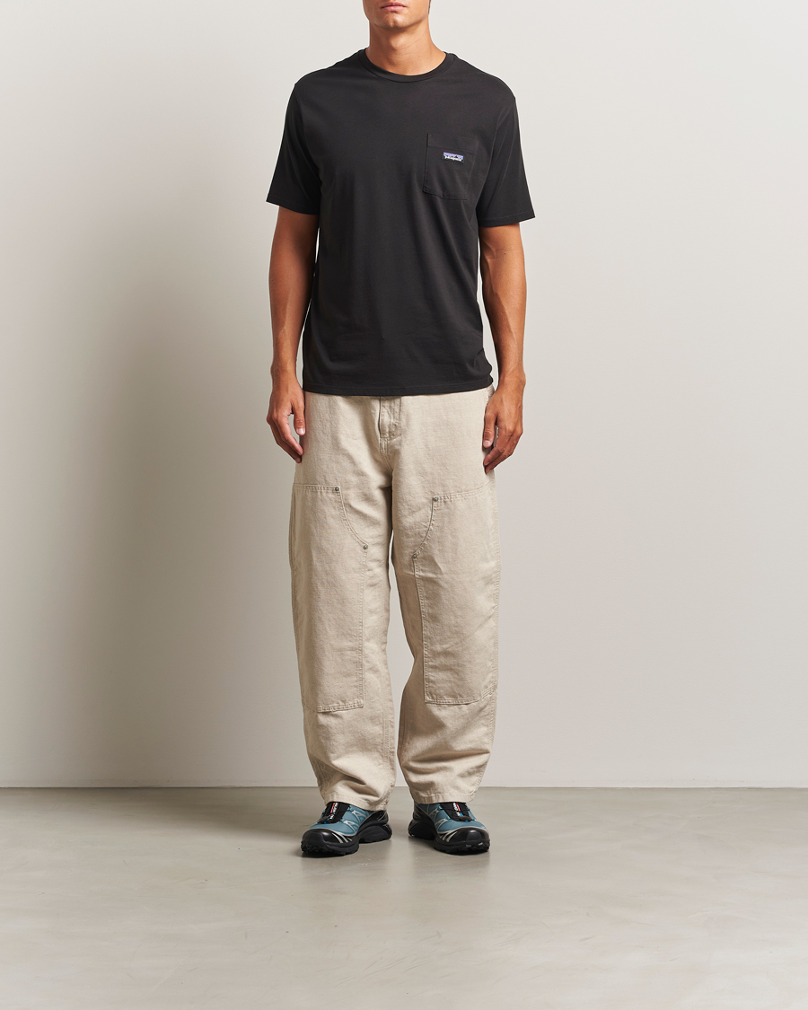 Mies | T-paidat | Patagonia | Daily Pocket T-Shirt Black