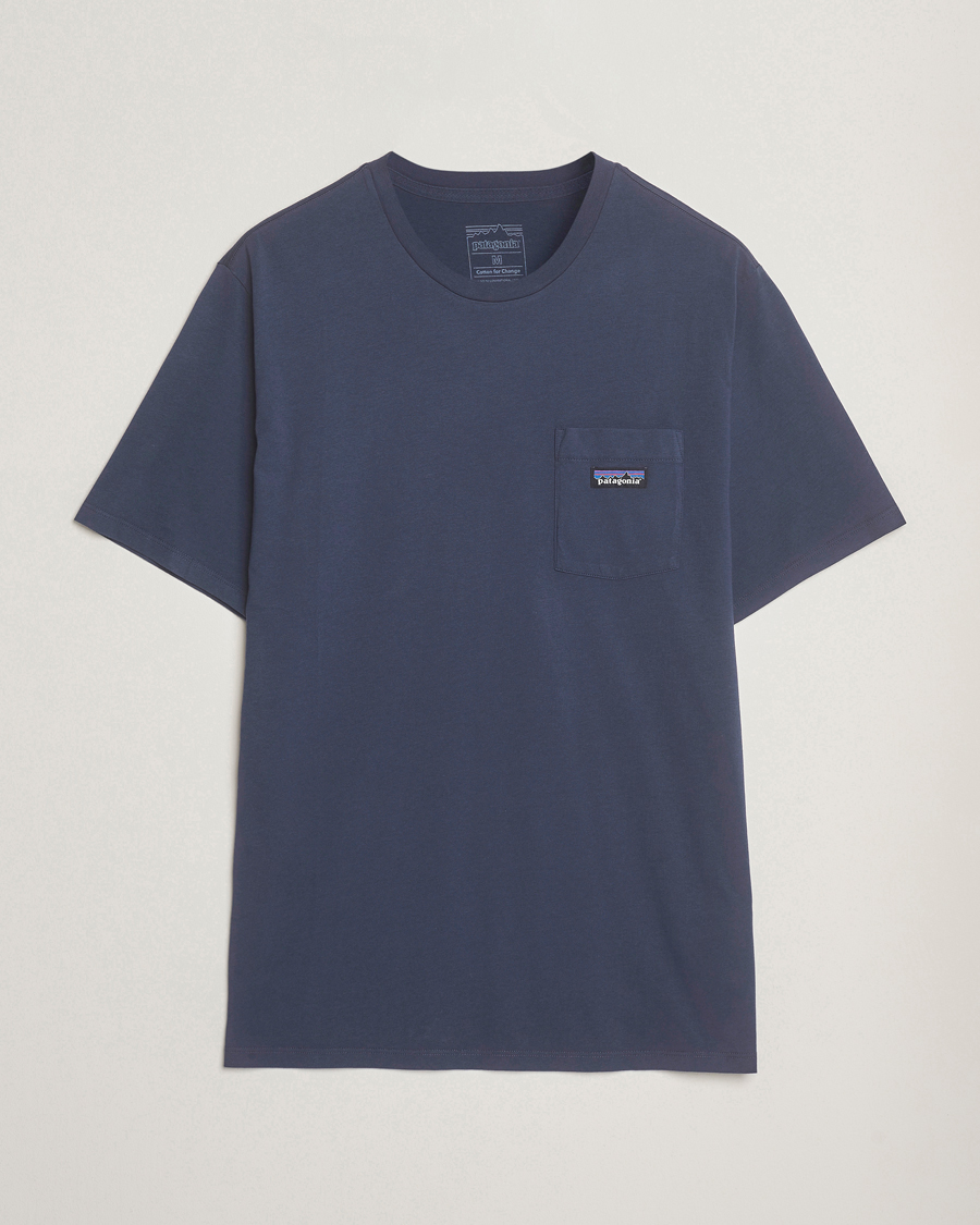 Mies | T-paidat | Patagonia | Daily Pocket T-Shirt New Navy