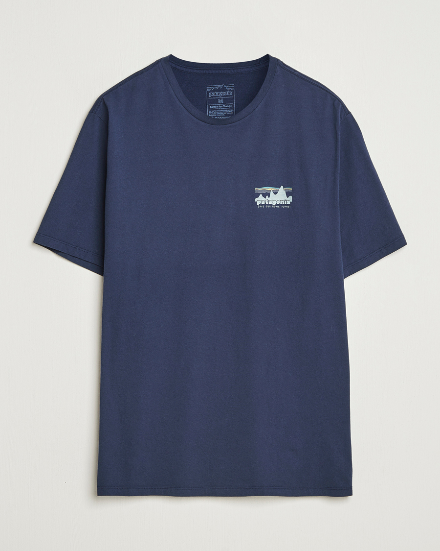 Mies | T-paidat | Patagonia | 73 Skyline Organic T-Shirt New Navy
