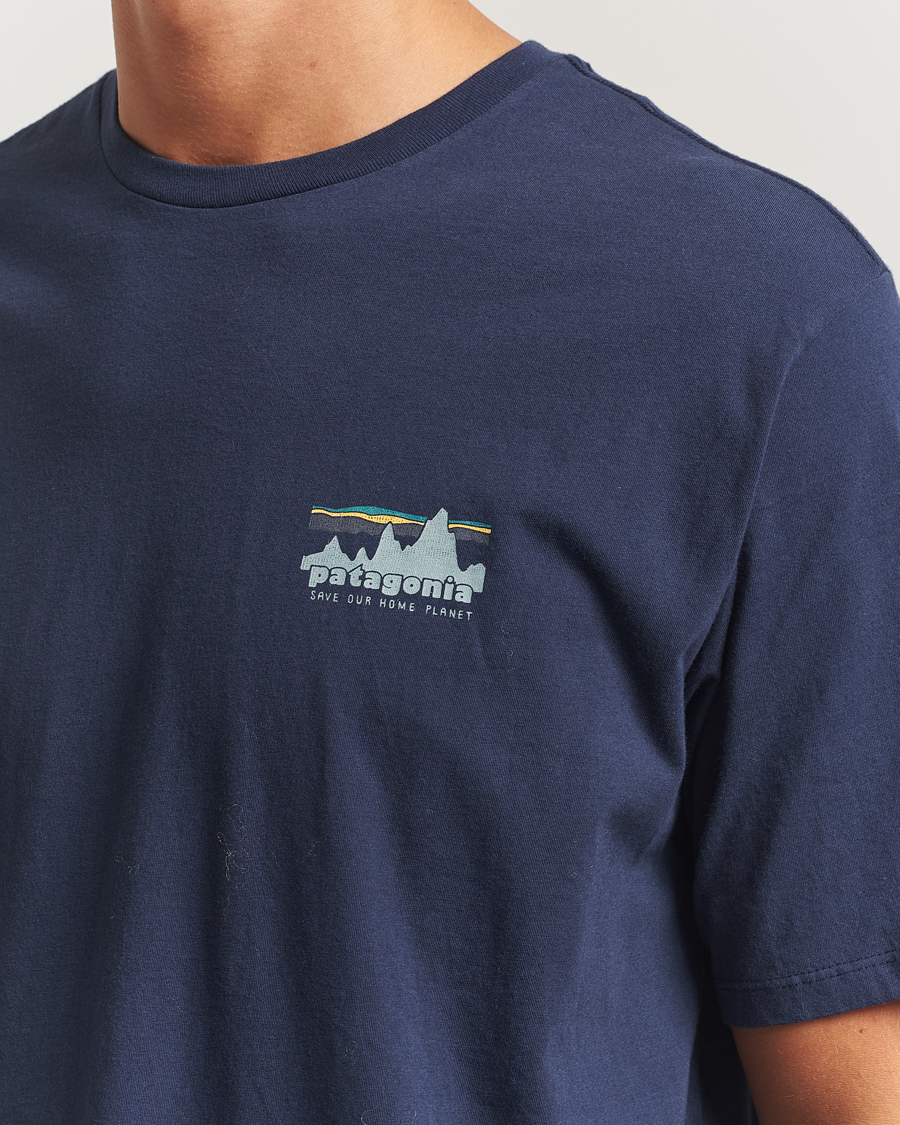 Mies | T-paidat | Patagonia | 73 Skyline Organic T-Shirt New Navy
