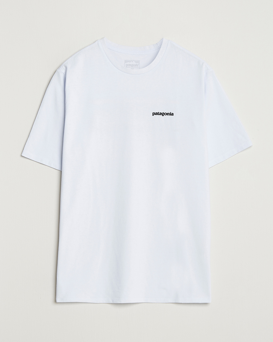 Mies | T-paidat | Patagonia | P-6 Logo T-Shirt White