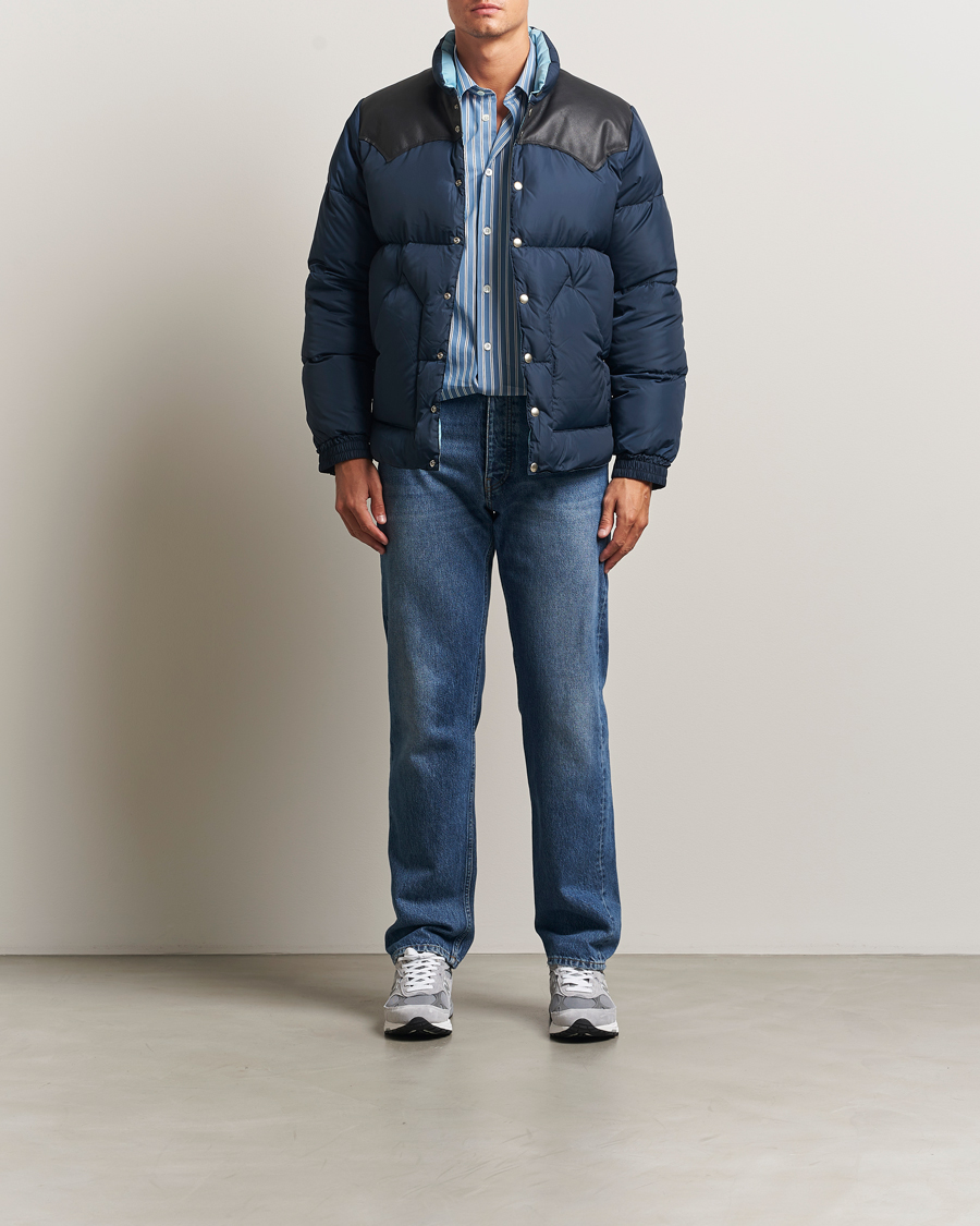 Mies | Takit | Rocky Mountain Featherbed | Down Jacket Dark Navy