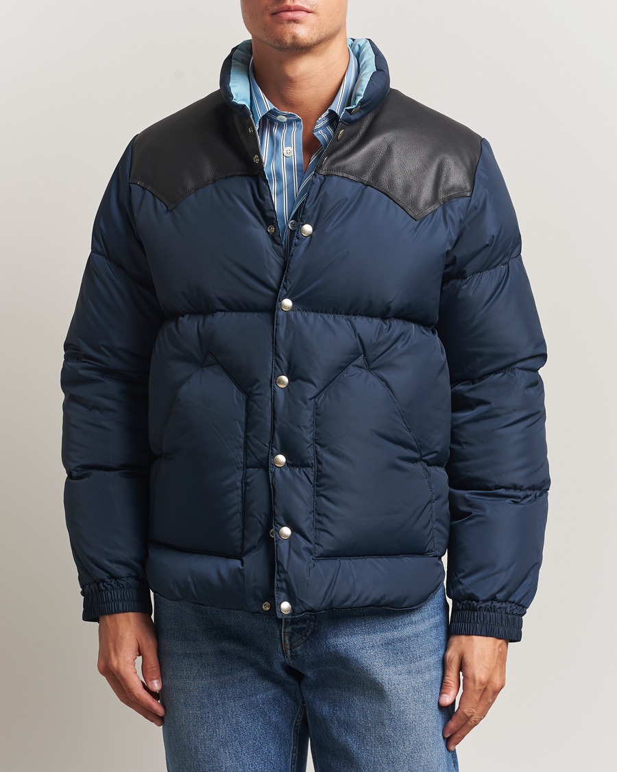 Mies | Takit | Rocky Mountain Featherbed | Down Jacket Dark Navy