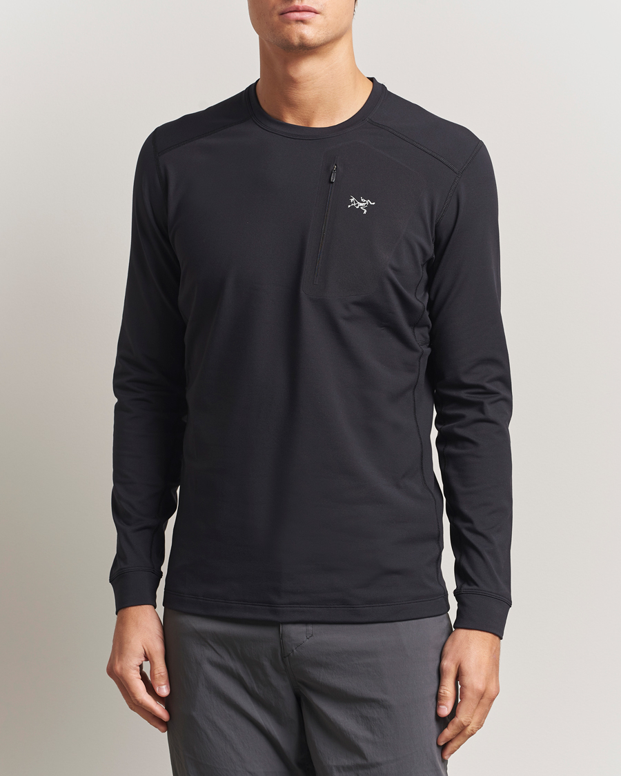 Mies | Puserot | Arc'teryx | Rho Baselayer Crew Neck Black