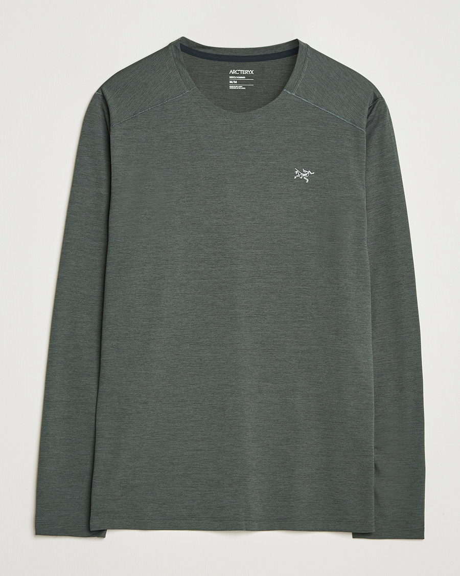Mies | T-paidat | Arc'teryx | Cormac Long Sleeve T-Shirt Black Heather
