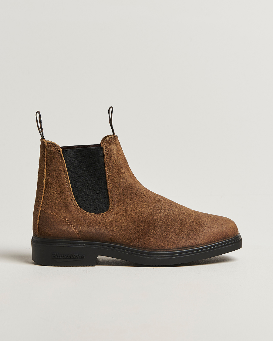Mies | Nilkkurit | Blundstone | 2581 Dress Waked Suede Chelsea Boot Tobacco
