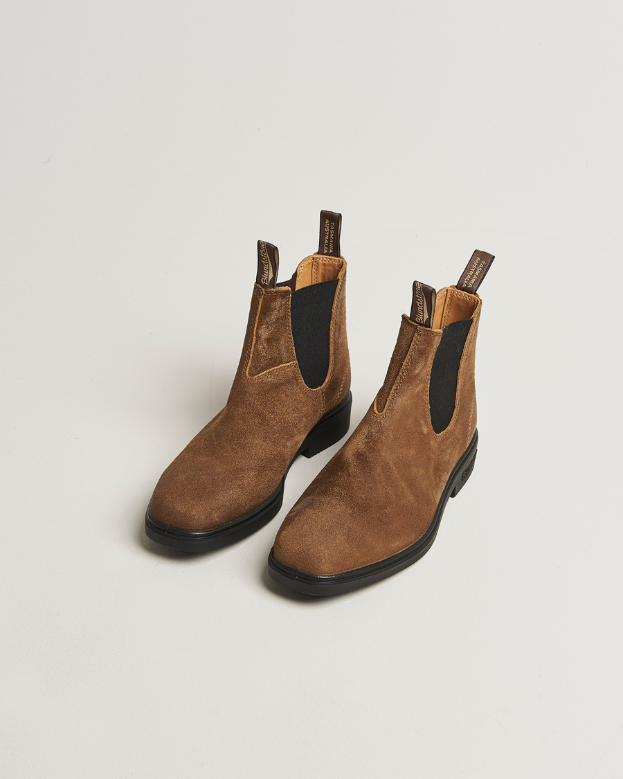 Mies | Nilkkurit | Blundstone | 2581 Dress Waked Suede Chelsea Boot Tobacco