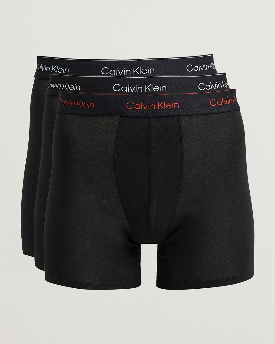 Mies | Alusvaatteet | Calvin Klein | 3-Pack Icon Cotton Stretch Boxer Brief Black