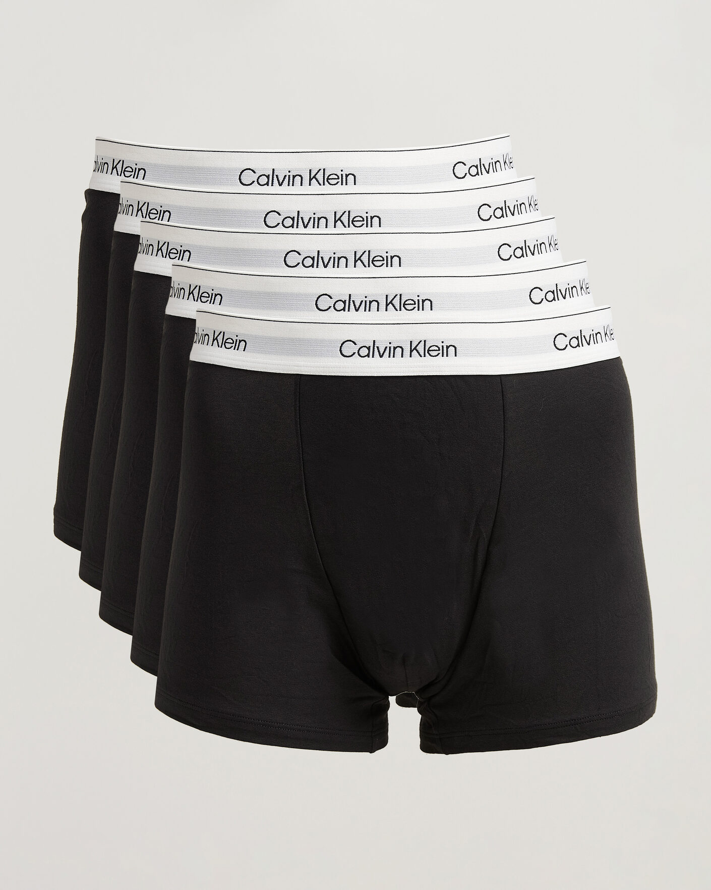 Mies | Alusvaatteet | Calvin Klein | 5-Pack Icon Cotton Stretch Relaxed Trunk Black