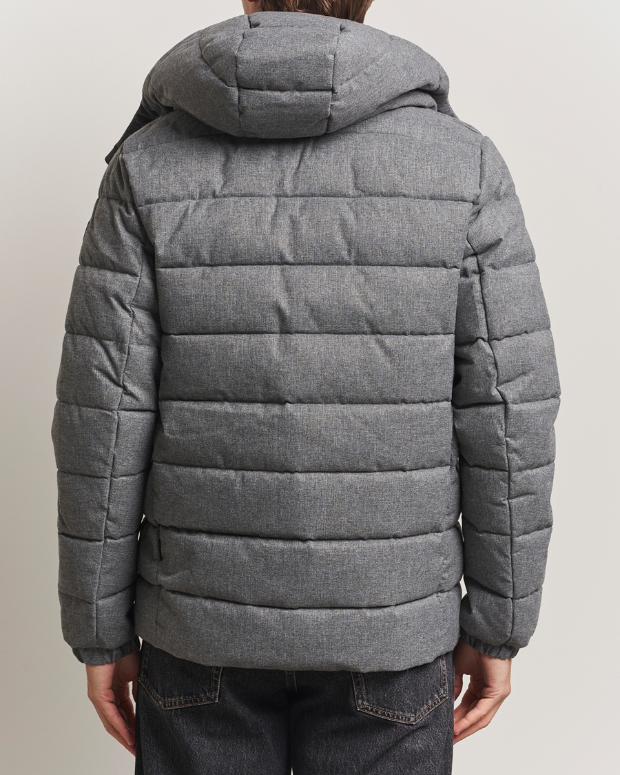 Mies | Takit | Save The Duck | Constantin Padded Flannel Jacket Mid Grey Melange