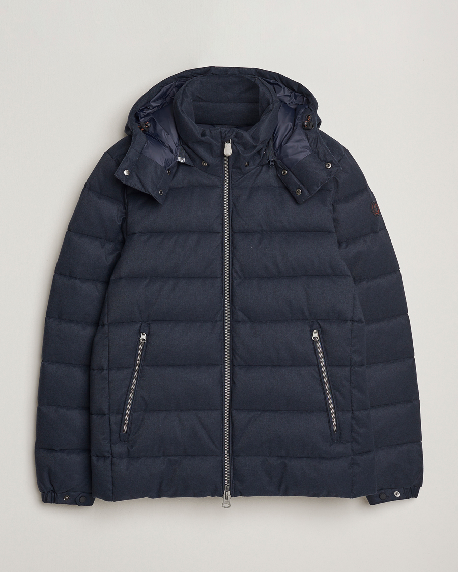Mies | Takit | Save The Duck | Constantin Padded Flannel Jacket Navy Blue Melange