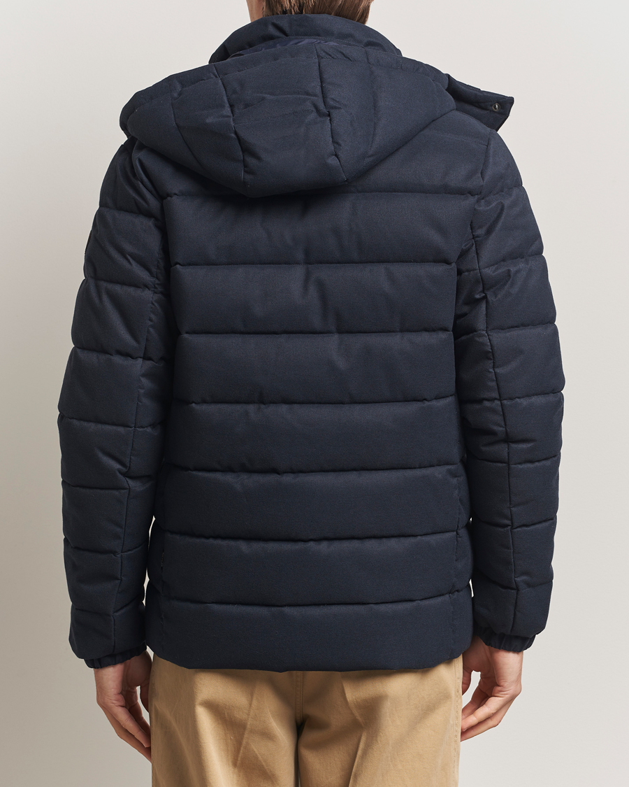 Mies | Takit | Save The Duck | Constantin Padded Flannel Jacket Navy Blue Melange
