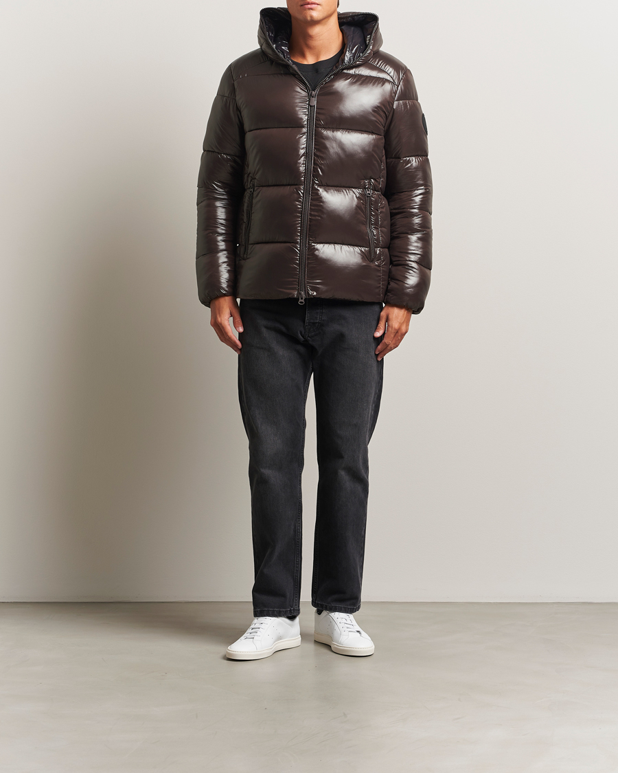 Mies | Takit | Save The Duck | Edgard Padded Puffer Brown Black