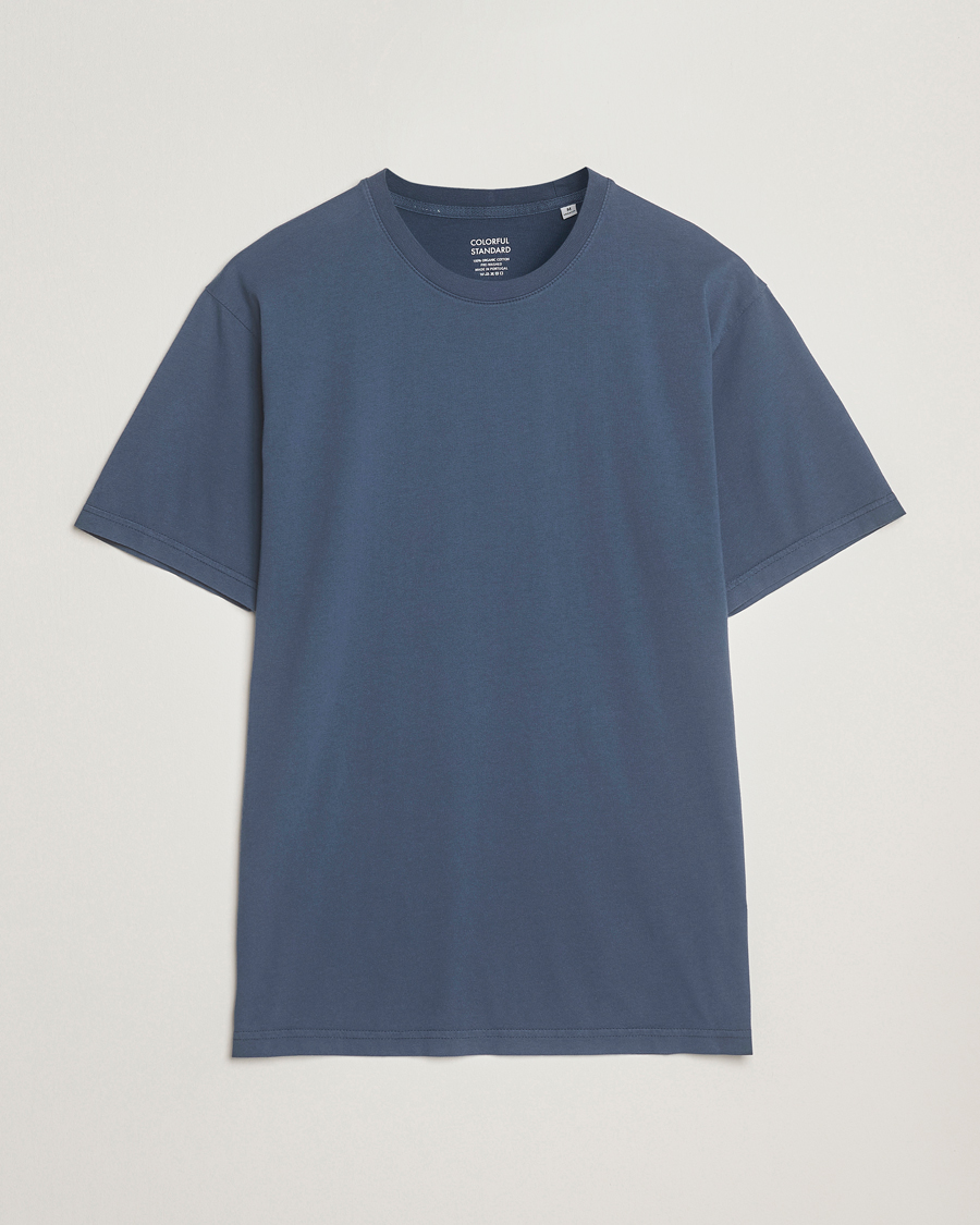 Mies | T-paidat | Colorful Standard | Classic Organic T-Shirt Petrol Blue