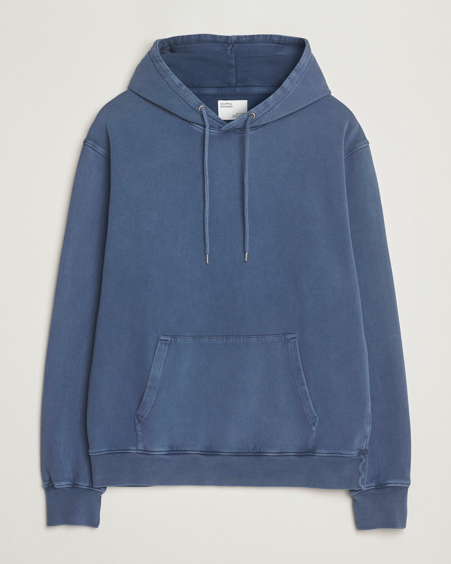 Mies | Puserot | Colorful Standard | Classic Organic Hood Neptune Blue