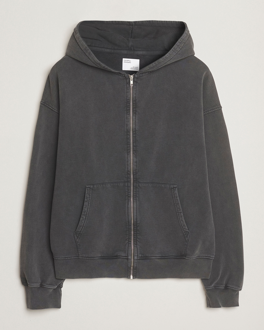 Mies | Puserot | Colorful Standard | Classic Organic Full Zip Hoodie Faded Black