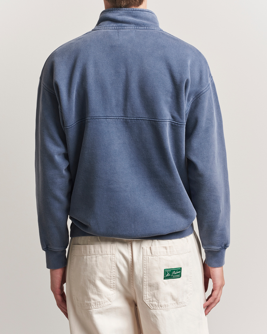 Mies | Puserot | Colorful Standard | Classic Organic Half-Zip Neptune Blue