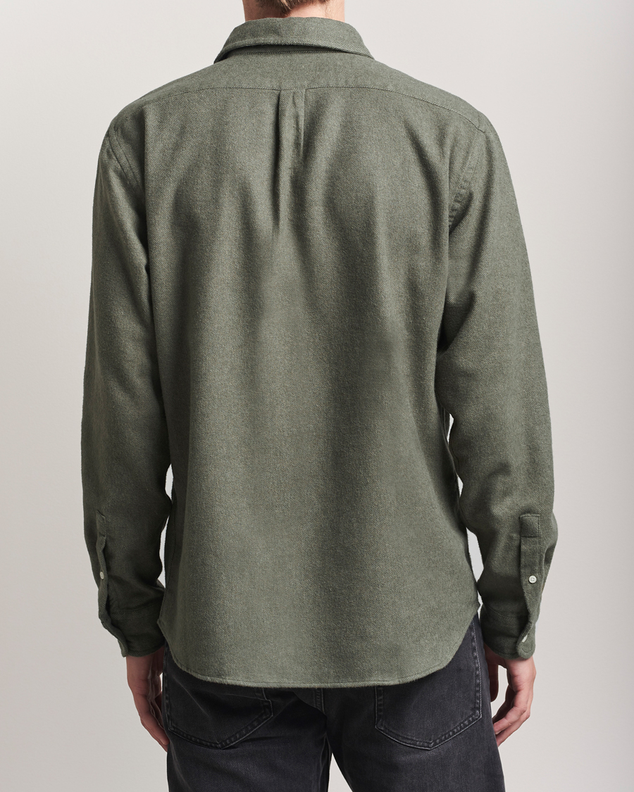 Mies | Kauluspaidat | Colorful Standard | Organic Flannel Shirt Dusty Olive