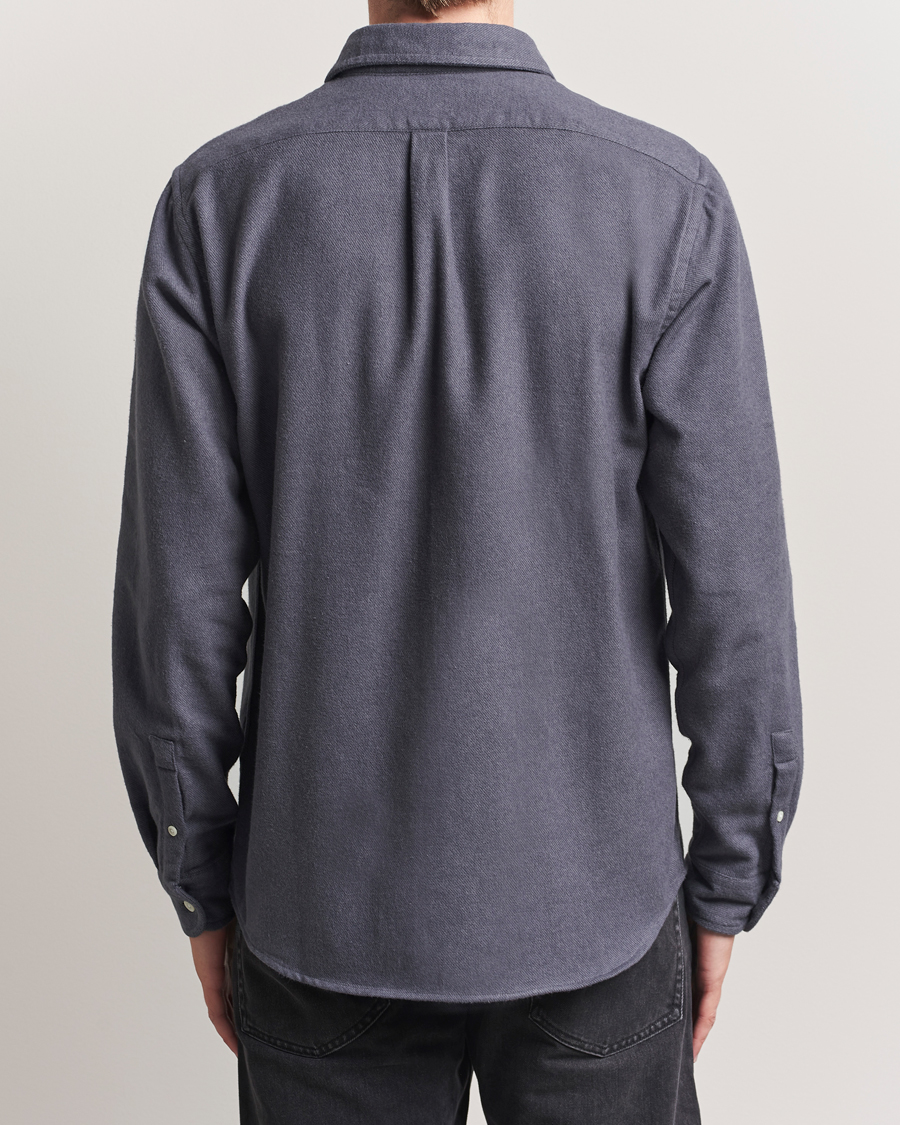 Mies | Kauluspaidat | Colorful Standard | Organic Flannel Shirt Lava Grey