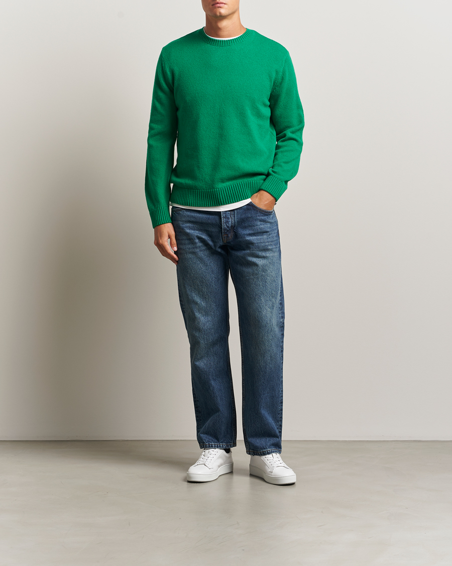 Mies | Puserot | Colorful Standard | Classic Merino Wool Crew Neck Kelly Green