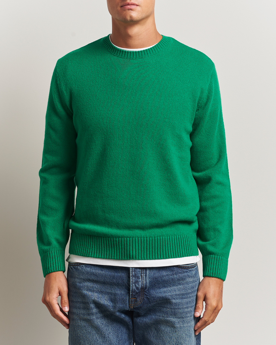Mies | Puserot | Colorful Standard | Classic Merino Wool Crew Neck Kelly Green