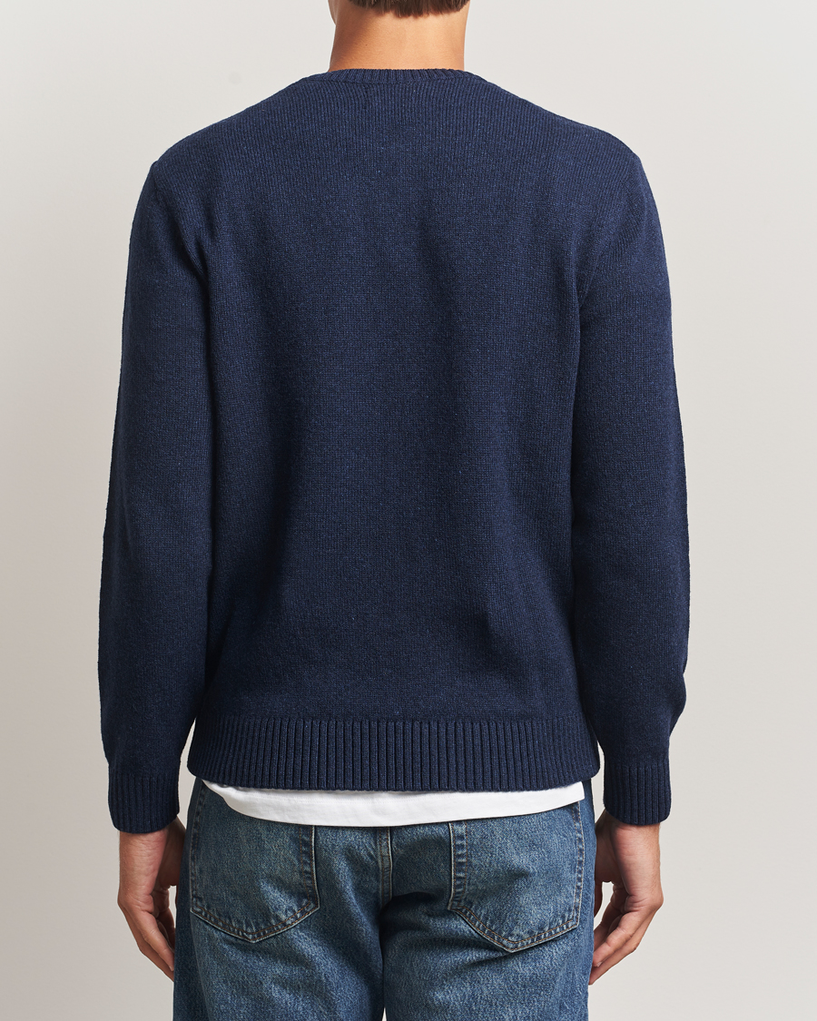 Mies | Puserot | Colorful Standard | Classic Merino Wool Crew Neck Marine Blue