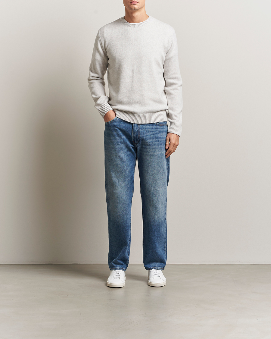 Mies | Puserot | Colorful Standard | Classic Merino Wool Crew Neck Snow Melange