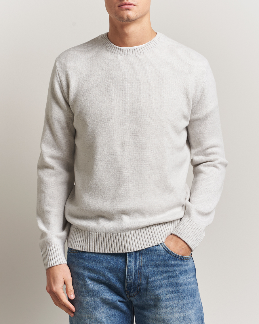 Mies | Puserot | Colorful Standard | Classic Merino Wool Crew Neck Snow Melange