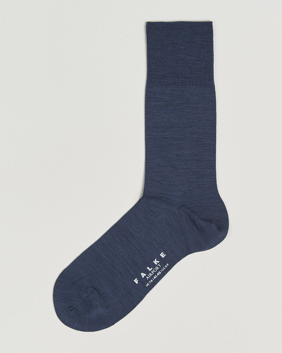 Mies | Alusvaatteet | Falke | Airport Socks Blue Ink