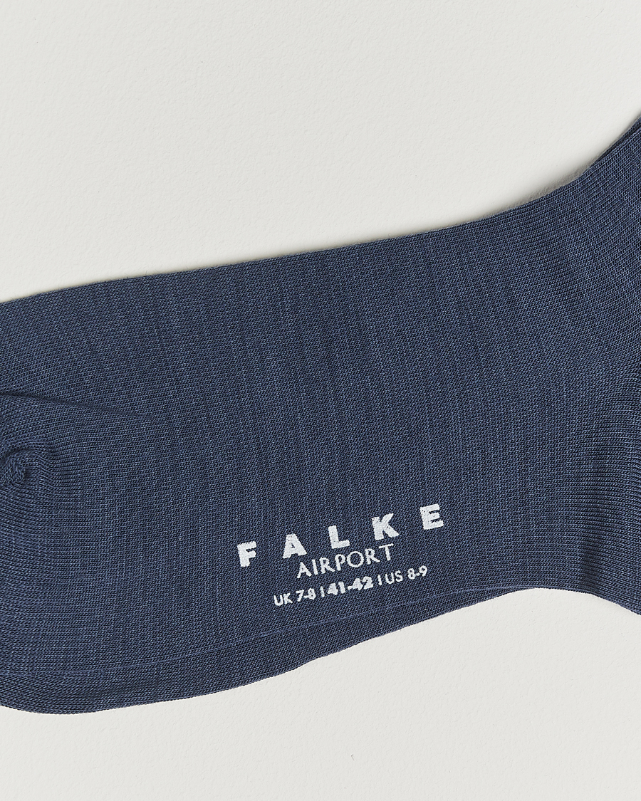 Mies | Alusvaatteet | Falke | Airport Socks Blue Ink