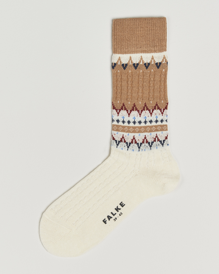 Mies | Alusvaatteet | Falke | Norseman Fairisle Sock Country Brown