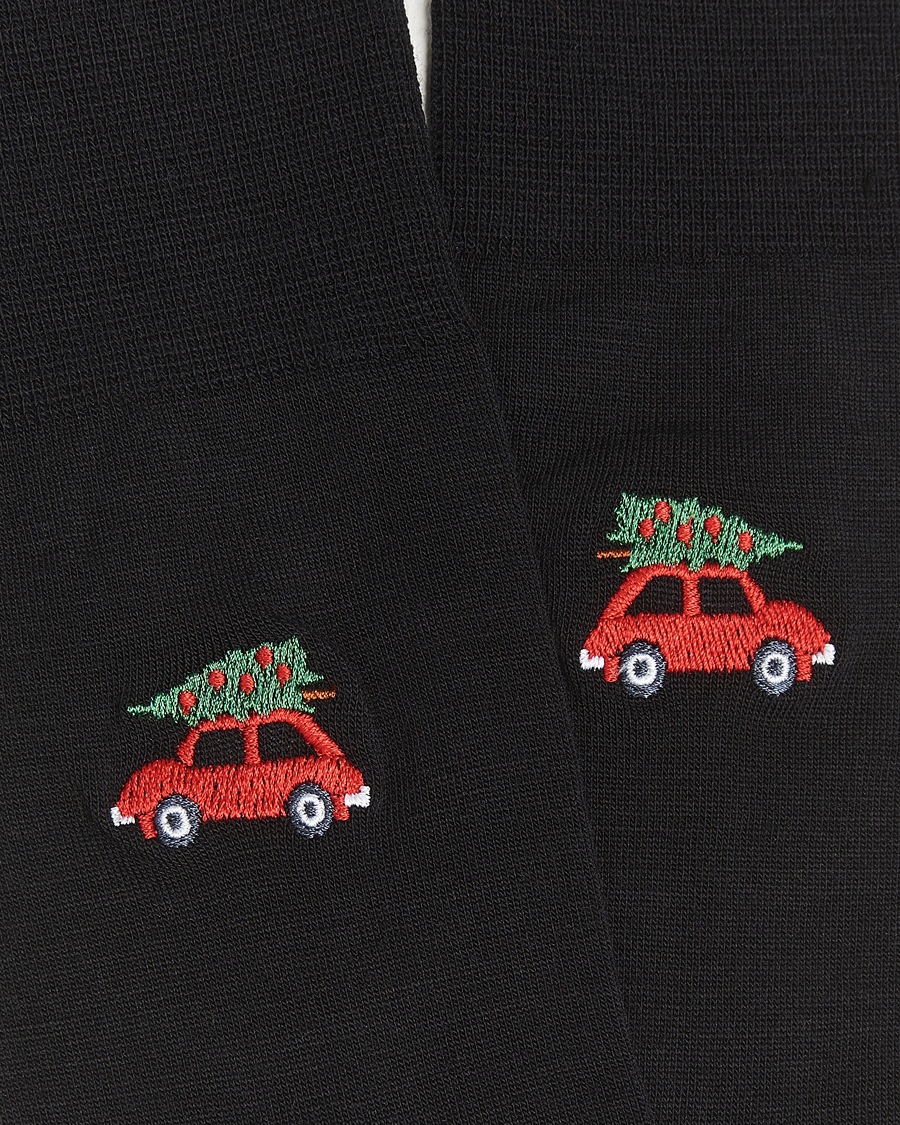 Mies | Alusvaatteet | Falke | Airport Christmas Car Sock Black