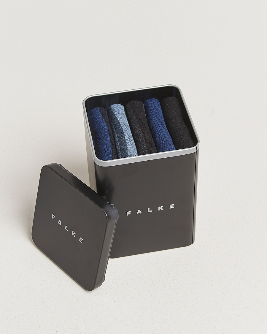 Mies | Alusvaatteet | Falke | Happy 5-Pack Cotton Socks Multi